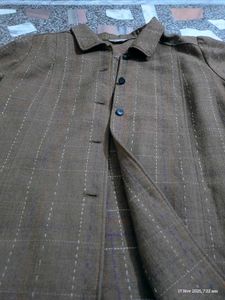 Brown Checked Jacket