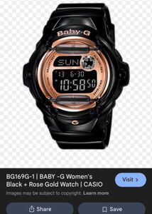 Stylish Black Baby-G Watch CASIO