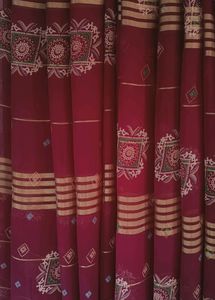 (12) Very Beautiful Saree With Blouse