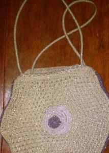 Vintage Crochet Shoulder Bag