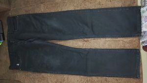 Men's Black Straight Leg Jeans