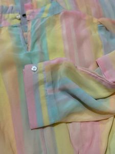 Rainbow Colours Dress For Women