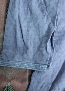 Embroidered Gray Tunic Top
