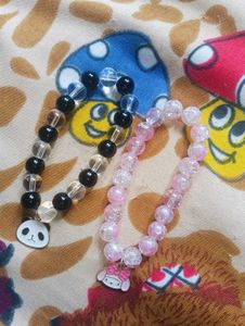 Cute Charm Bead Bracelets - Set of 2