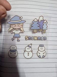 Aesthetic stickers- 6 pieces combo