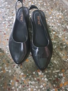 black sandal