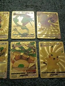 Gold Plated Pokemon Cards