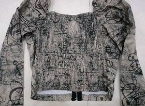 Stylish Printed Crop Top