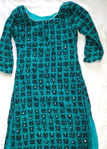 Printed Cotton Casual Kurta Size XS