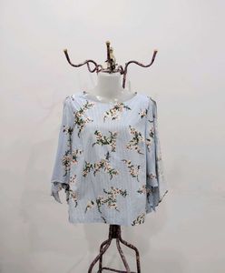 Floral Striped Blouse