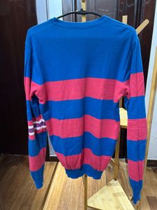 Striped V-Neck Sweater