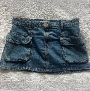 Zara Cargo Mini Skirt