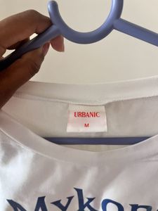 Urbanic White Crop Top