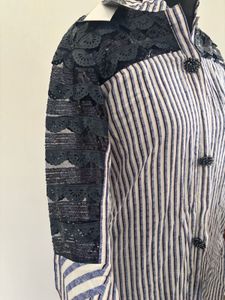 Striped Lace Kurti