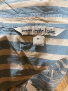 Striped Boyfriend Shirt