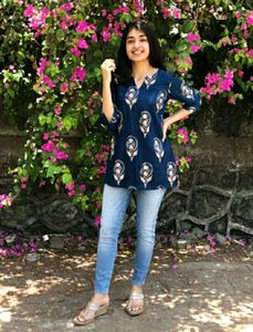 Navy Blue Top