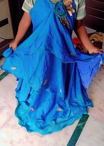 Girl's Blue Party Dress