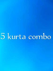 5 Kurtas Combo+Freebie 🎁🎁