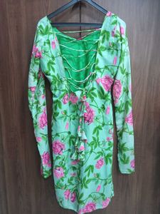 Floral Print Kurta