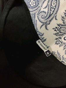 Combo Navy Blue Denim Dungarees &amp; Tshirt