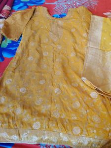 NEW CHANDERI SILK SUIT