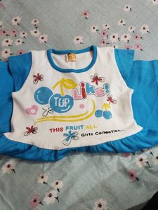 Beautiful Blue Summer Wear Frock