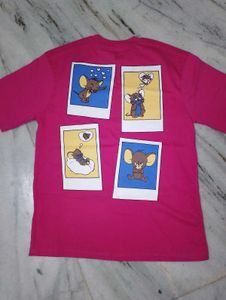 Pink &#39;Jerry&#39; Graphic Tee