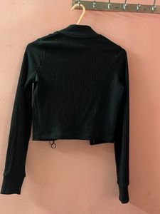 Xs size- Black Cropped Jacket