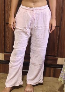 Pink Linen Pants