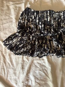 Beautiful Black And White Skirt