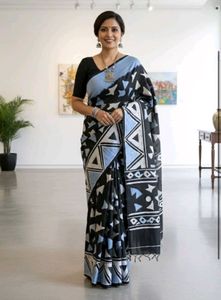 Printed Pure Silk Saree