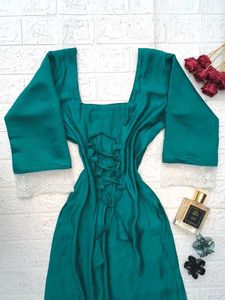 Corset Back Long Kurti 🎀