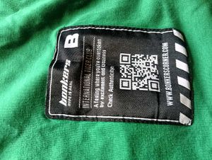 Bonkers Sports Dept T-Shirt Green &amp; Black. Size xs