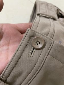 CROCODILE Pintresty Flared Brown Pants