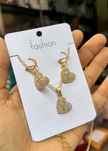 Stone Chain Pendant Jewellery Set | Women