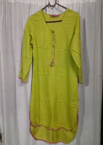 Lime Green Kurta