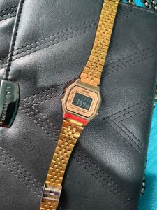 Casio Original unisex Gold Digital Watch