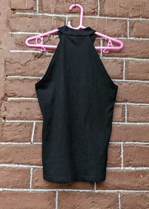 Mango Knitted Halter Neck Top.