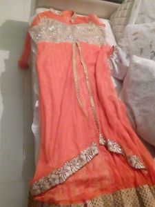 Orange Golden Gown