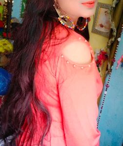 Coral Midi Dress