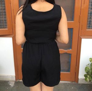 Black Playsuit/romper For Women