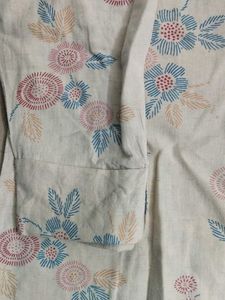 Floral Print Kurta
