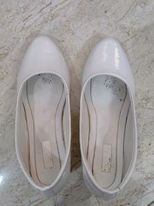 White Ballet Heels