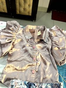 Vintage Style Blouse With Skirt