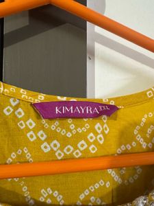 Yellow Anarkali