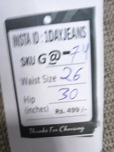 G@74 Size-26 Flared Jeans
