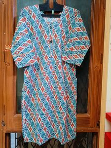 🇳🇿💫❤️ Beautiful Printed Cotton Kurta