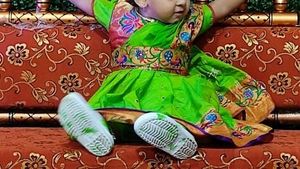 Baby Girl Frock Come Saree