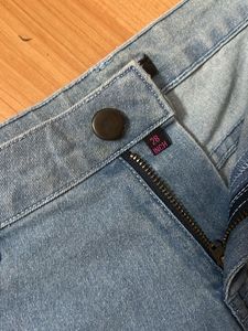 Plain Denim Shorts