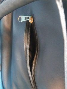 Floral Embroidered Black Bag